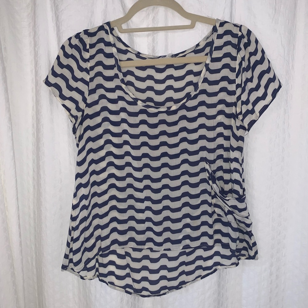 Blue Bird slouchy pocket tee